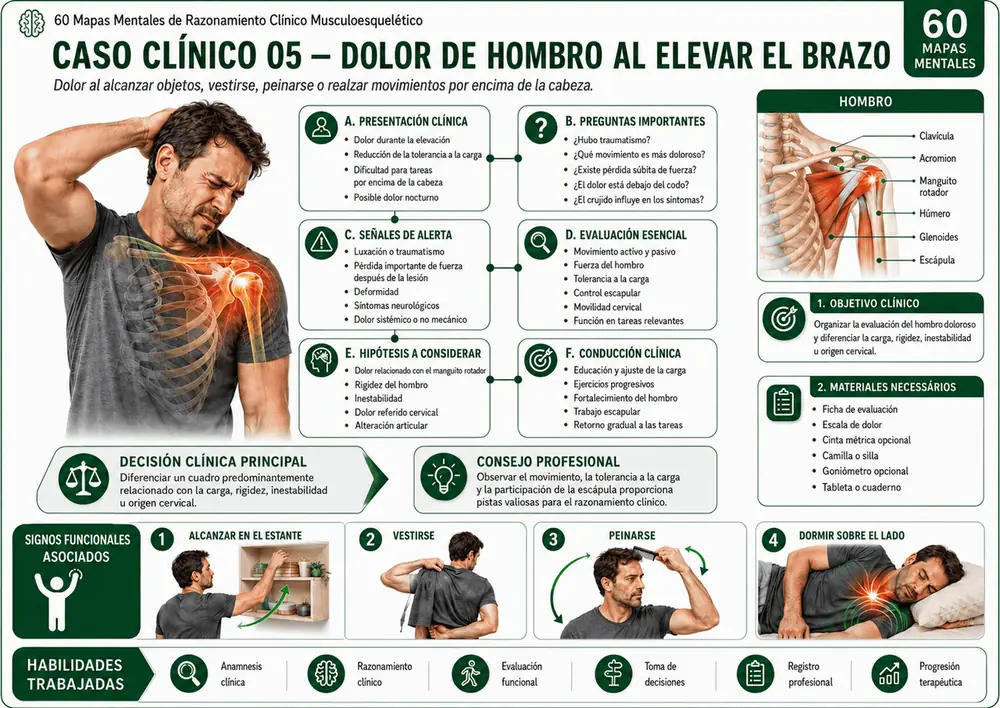 Mapa visual de muñeca y mano