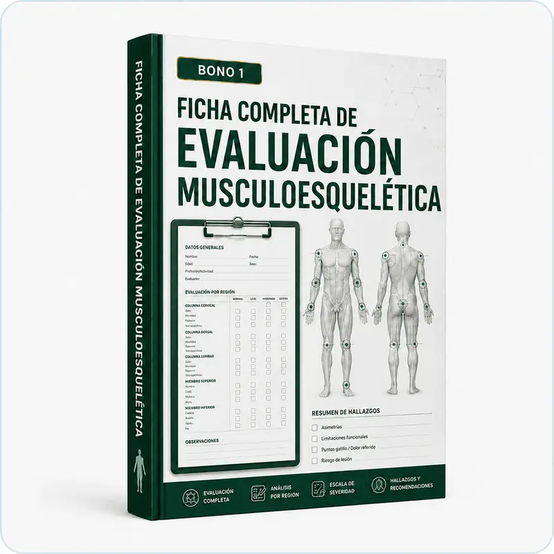 Portada del bono: Ficha Completa de Evaluación Musculoesquelética